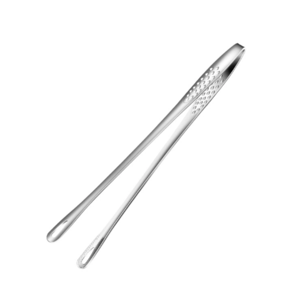 3Pcs Stainless Steel Non-Slip Barbecue Steak Buffet Tong Bread Clip Kitchen Tools