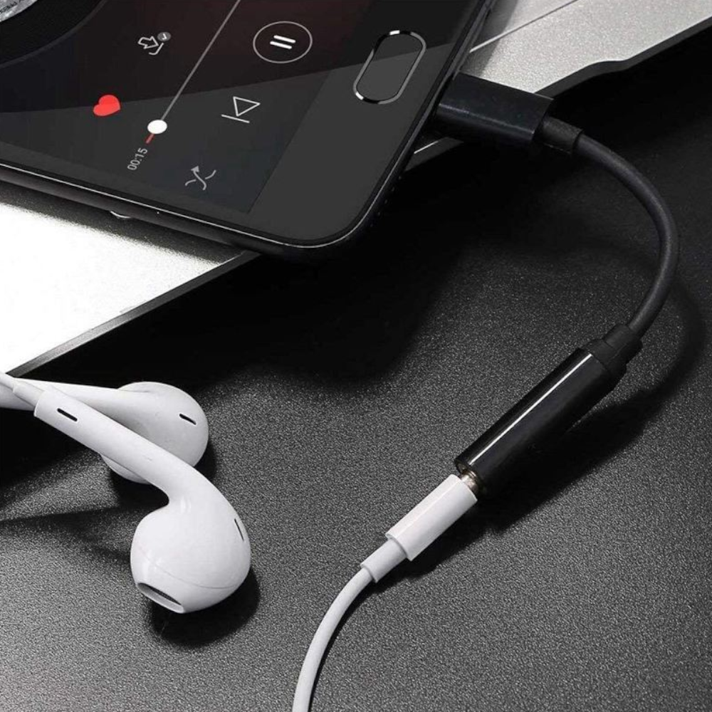 3Pcs Usb Type C To 3.5Mm Earphone Headphone Adapter Cable Black
