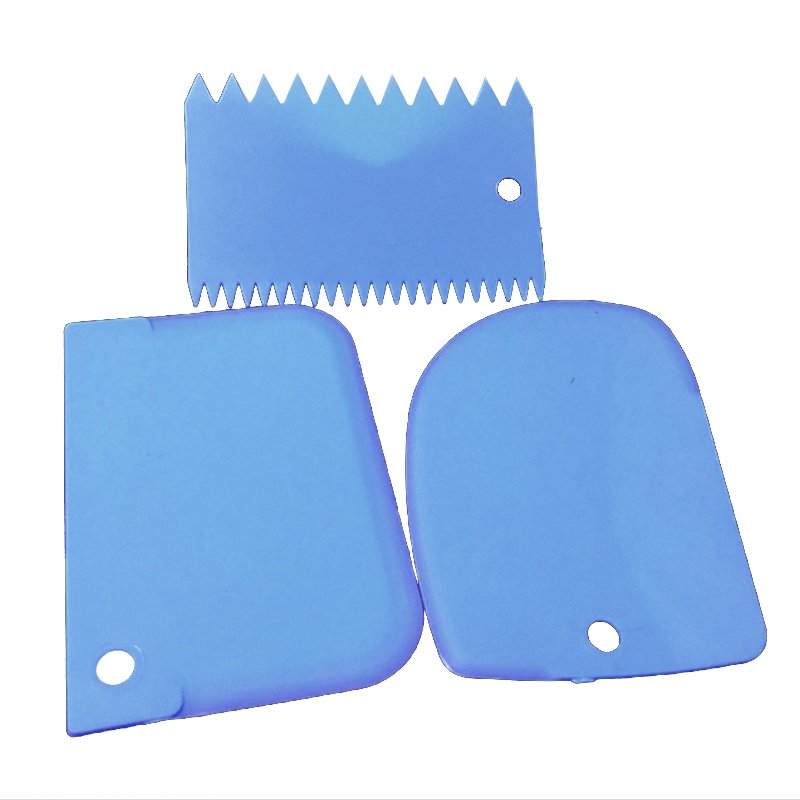 3Pcs Dough Cutter Ice Cream Fondant Scraper Baking Decorating Tools