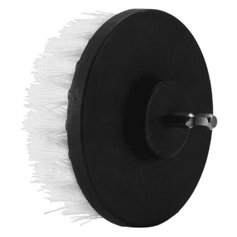 4 Inch Handheld Drill Cleaning Brush White