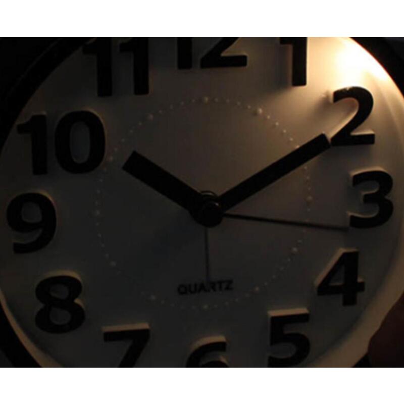 4Inches Creative Children Alarm Clock Simple Electronic Tick Free Suitable For Bedroom Red