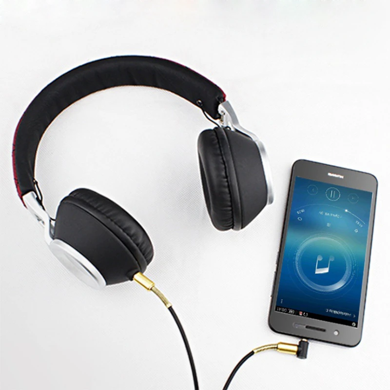 4.9Ft Aux Cable 3.5Mm Audio Spring Extension Cord Male To For Car Stereo Pc Headphone