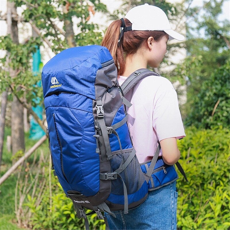 40L Lightweight Hiking Outdoor Waterproof Backpack Royal Blue