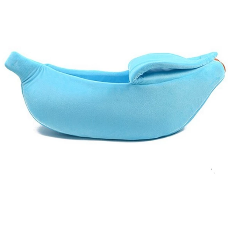 Cute Banana Shape Pet Bed Dog Cat Sleeping Nest