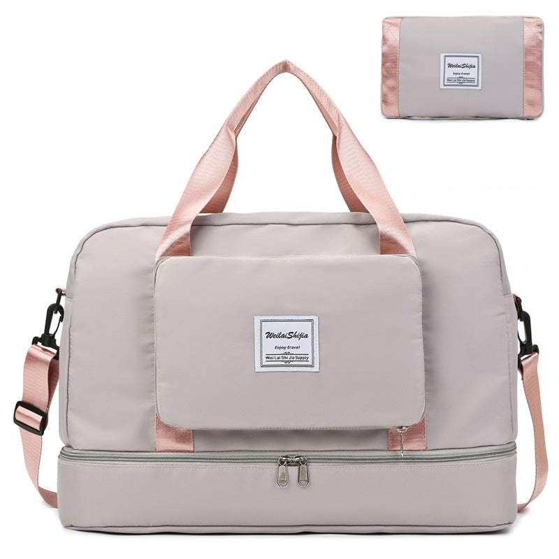 Foldable Travel Duffel Bags Sports Gym Tote Women