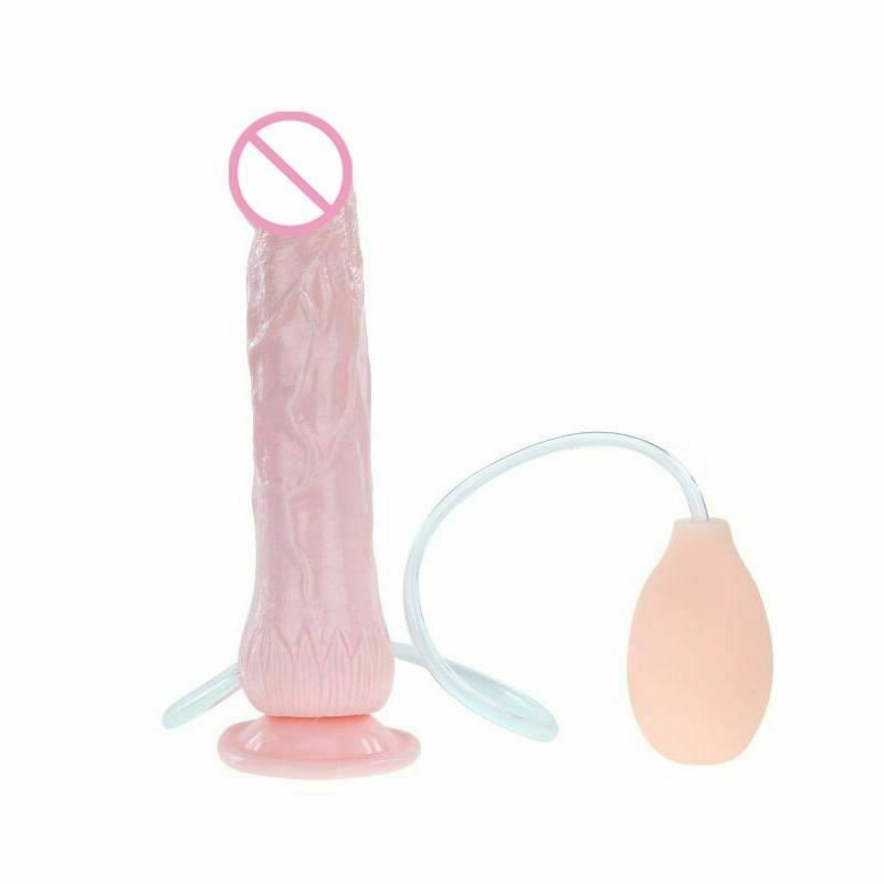 Squirting Realistic Cock Ejaculating Dildo Anal Plug Bdsm Kink