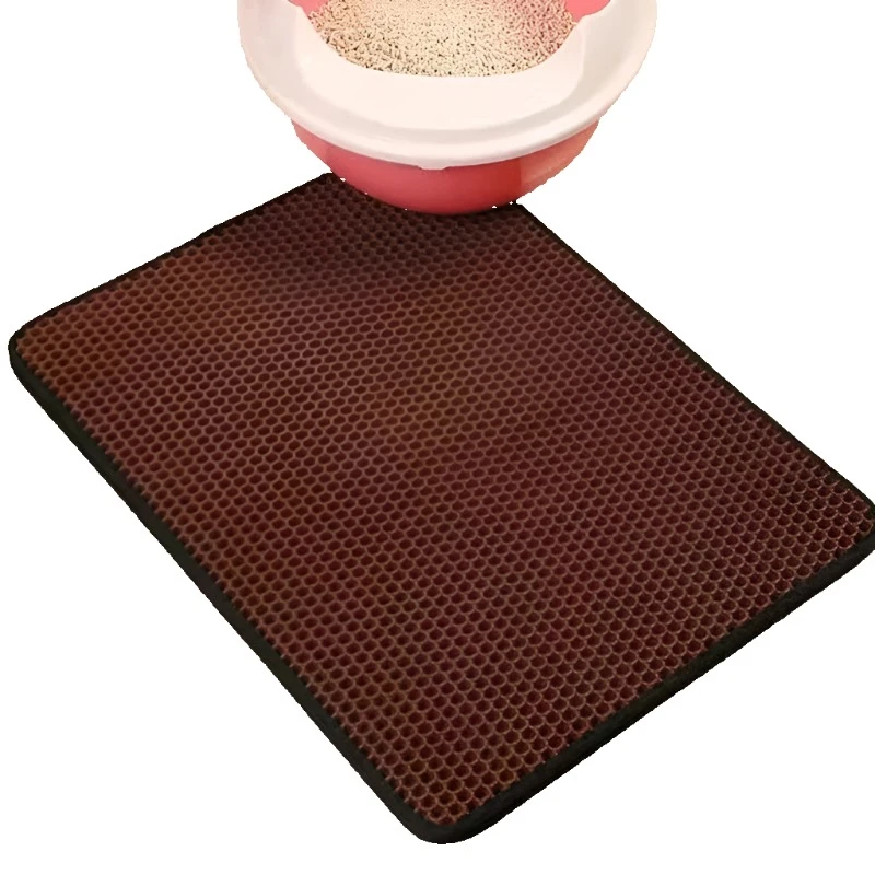 Waterproof Pet Cat Litter Mat Double Layer Box Non-Slip Sand Pad Washable Bed Clean Products