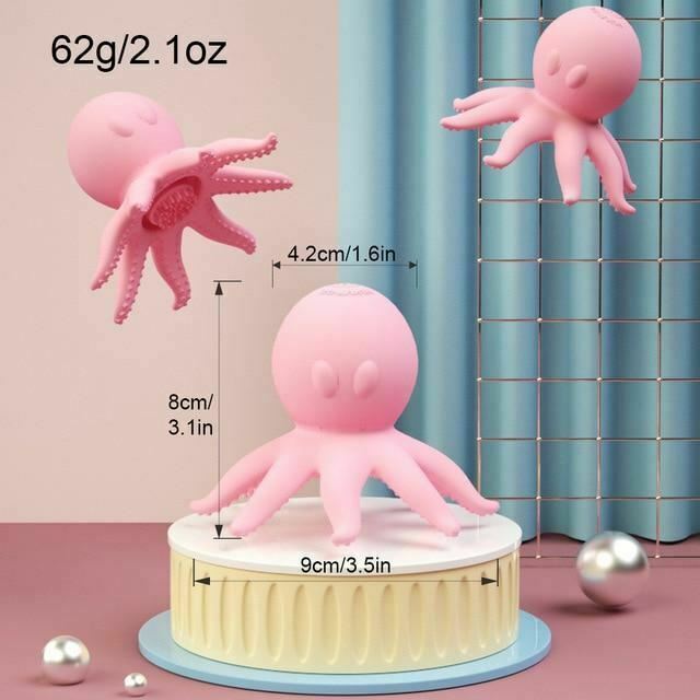 10 Speeds Ridged Pink Clitoris Vibrator Nipples Stimulator