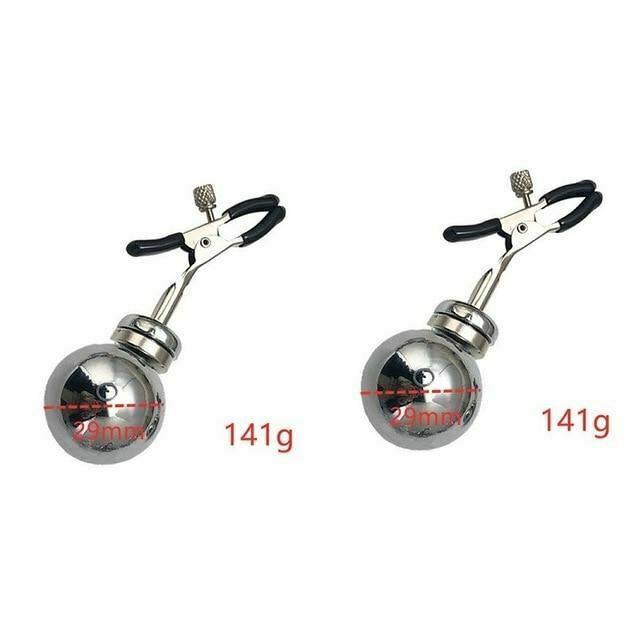 Big Metal Mag - Net Weight Nipple Clamps Bdsm Restraints Torture Play