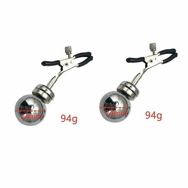 Big Metal Mag - Net Weight Nipple Clamps Bdsm Restraints Torture Play