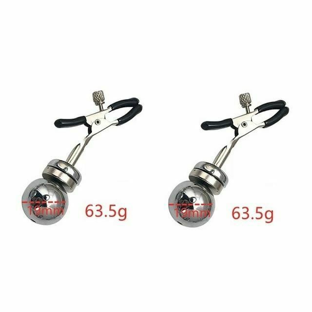 Big Metal Mag - Net Weight Nipple Clamps Bdsm Restraints Torture Play