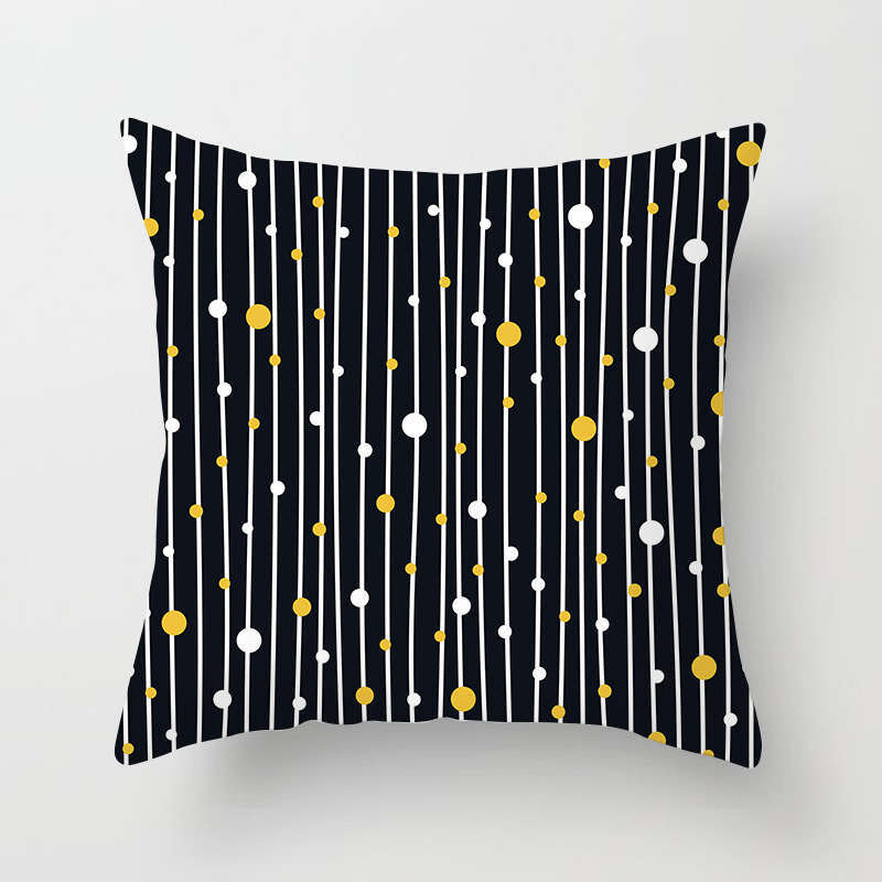 45 X 45Cm Gold Printed Cushion Cover