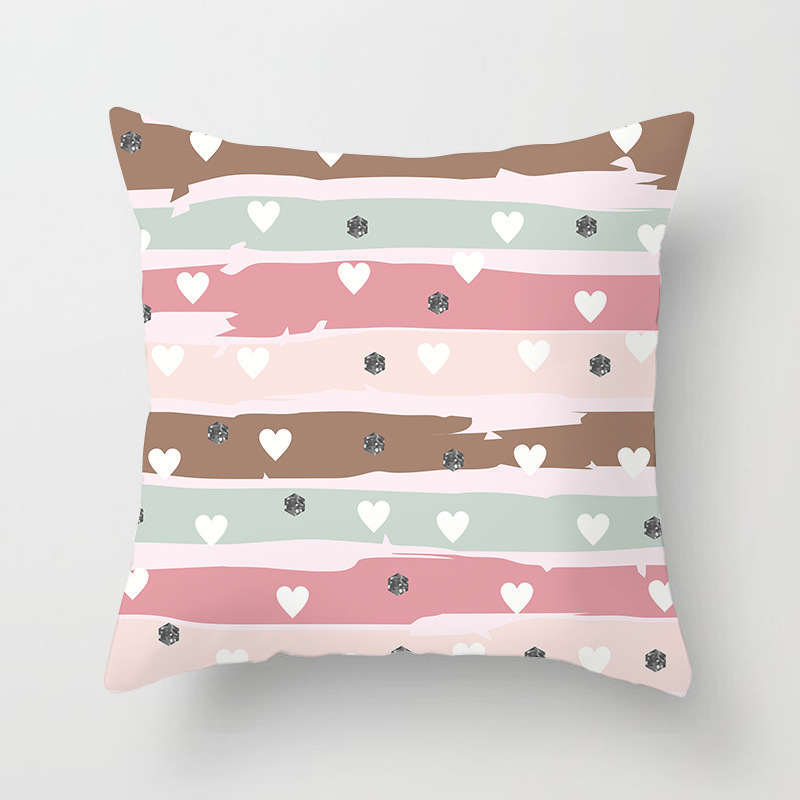 45 X 45Cm Gold Printed Cushion Cover
