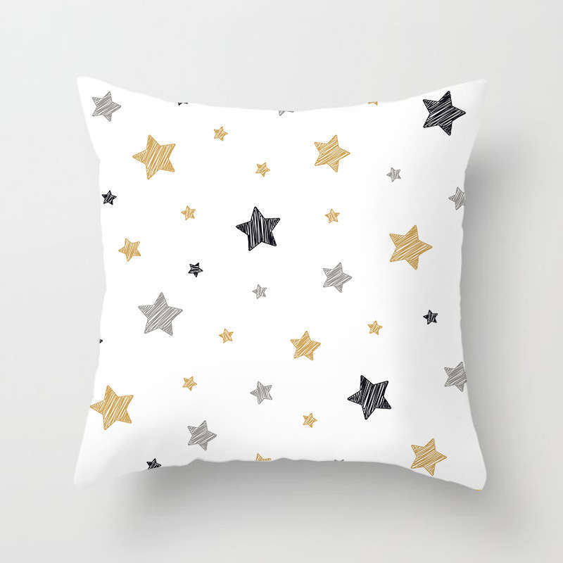 45 X 45Cm Gold Printed Cushion Cover