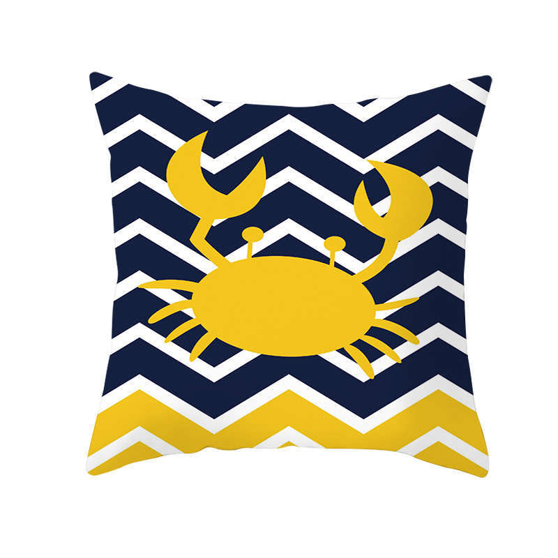 45 X 45Cm Gold Printed Cushion Cover