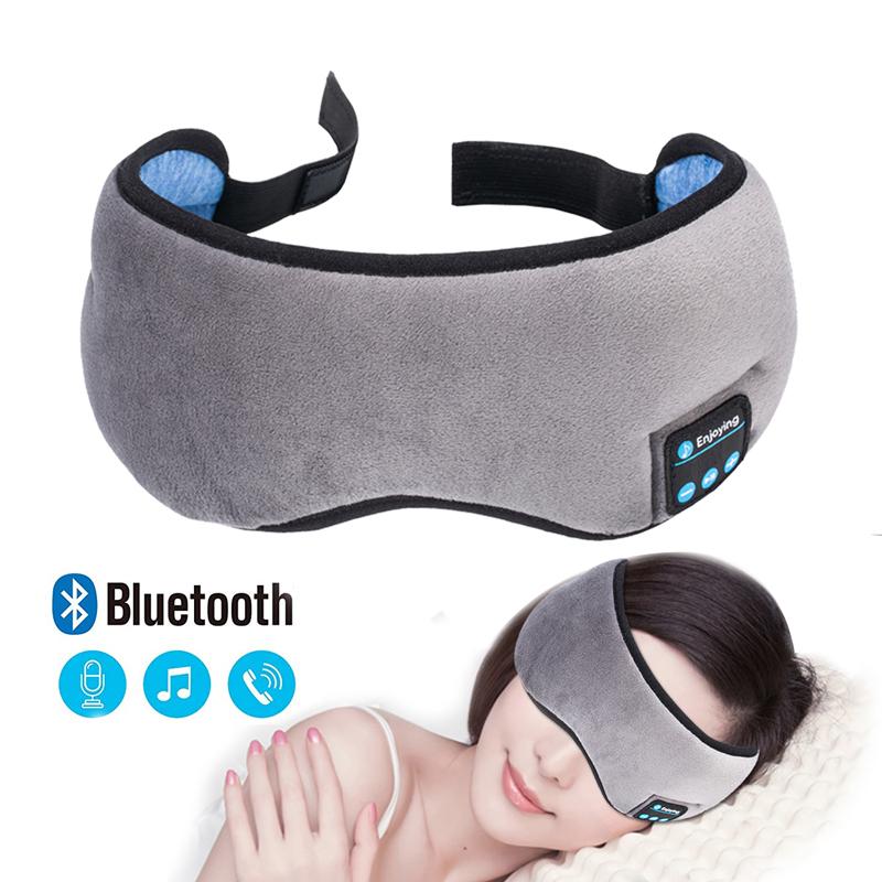 Wireless Bluetooth Earphone Soft Sleep Eye Mask Headband