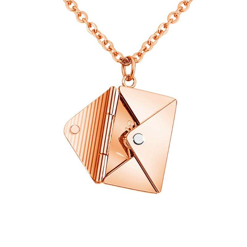 Veile Studios Love Letter Pendant Romantic Necklace Women Jewellery