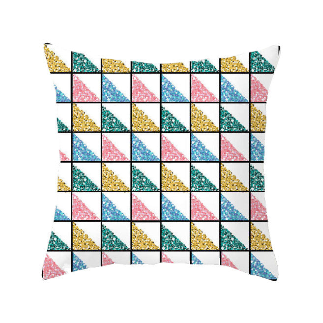 45 X 45Cm Gold Printed Cushion Cover