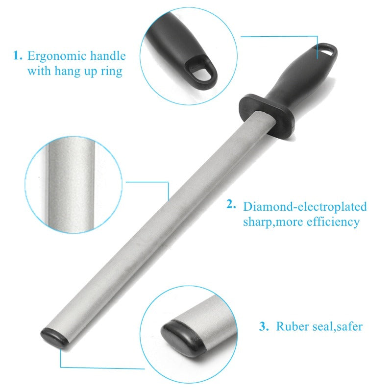 12Inch 600 Grit Diamond Knife Sharpener Tool