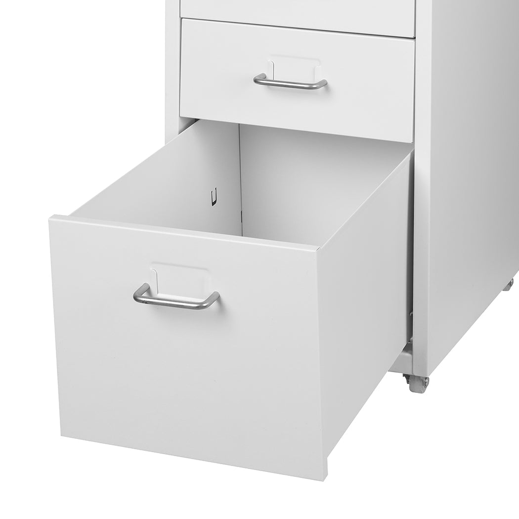 3 Drawer Office Cabinet In White For Organized Storage And Efficient Workspace