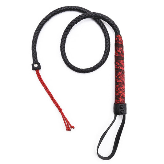 New Hand-Woven Whip Chinese Style Handle