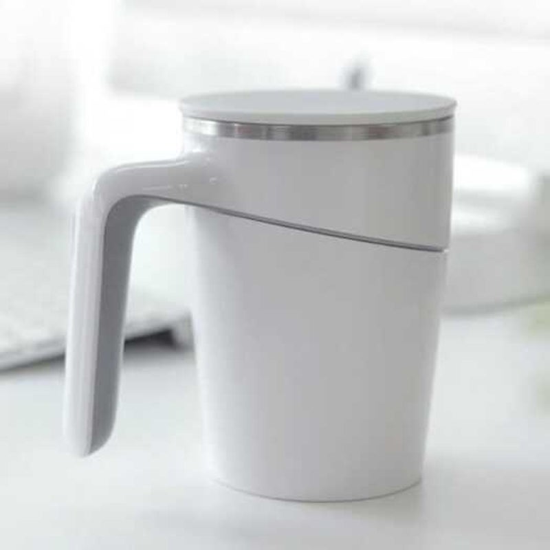 470Ml Non Pouring Cup Magic Sucker Splash Proof Nonslip Double Insulation Mug