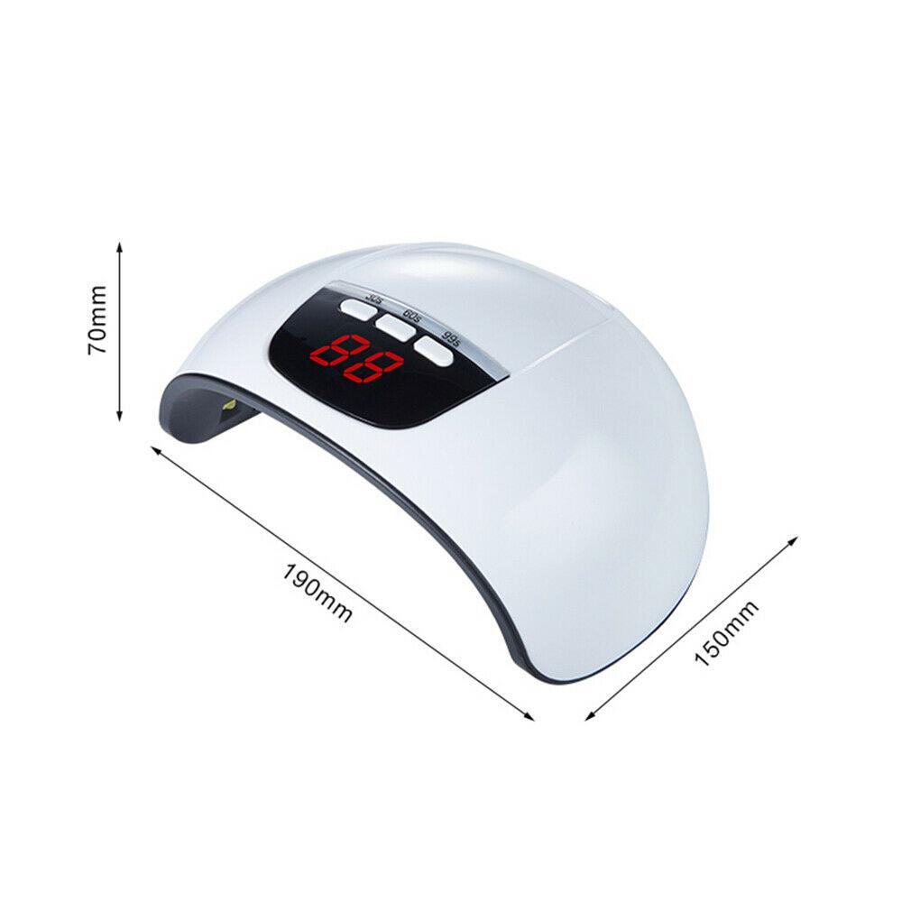 54W Nail Polish Dryer Light Uv Led Lamp For Women Quick Drying Manicure Tools