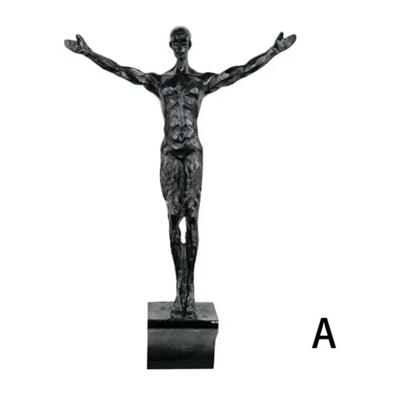 Athlete Rock Climbing Man Resin Background Wall Hanging Decoration Sculpture Statue Figures Present Retro New 2023