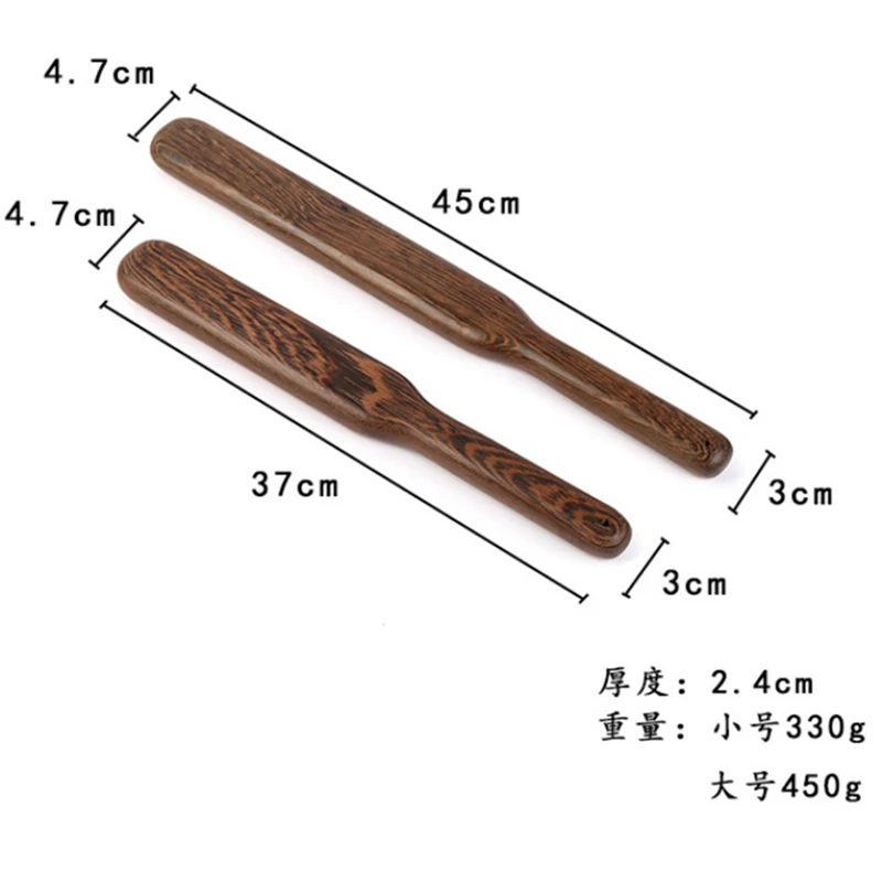37Cm/45Cm Solid Wood Paddlehandmade Deluxe Riding Crop Whippunk Bat Horse For Cosplay