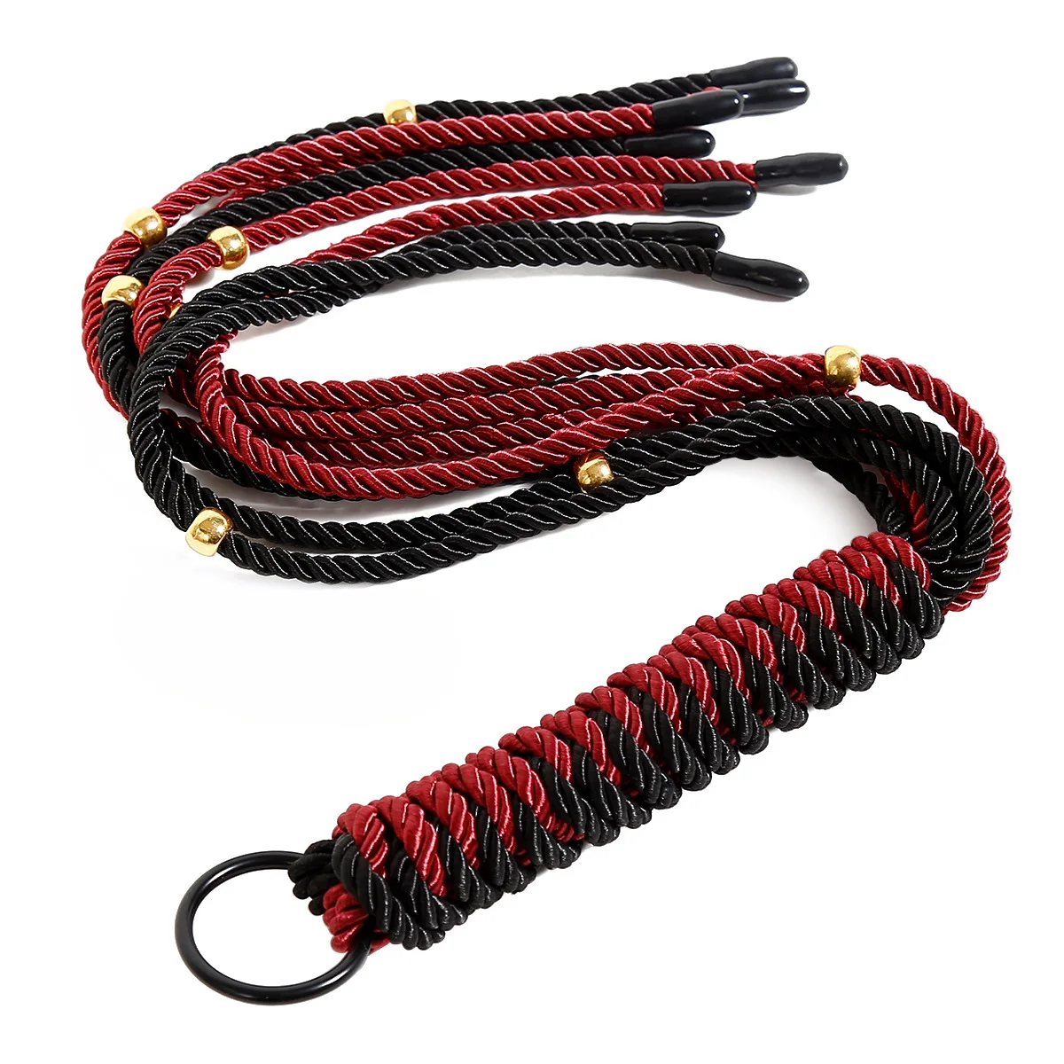 New 64Cm Long Bdsm Sex Whips Braided Tails Handle Wrapped Female Toys For Couples Erotic Adult Flirting Tools
