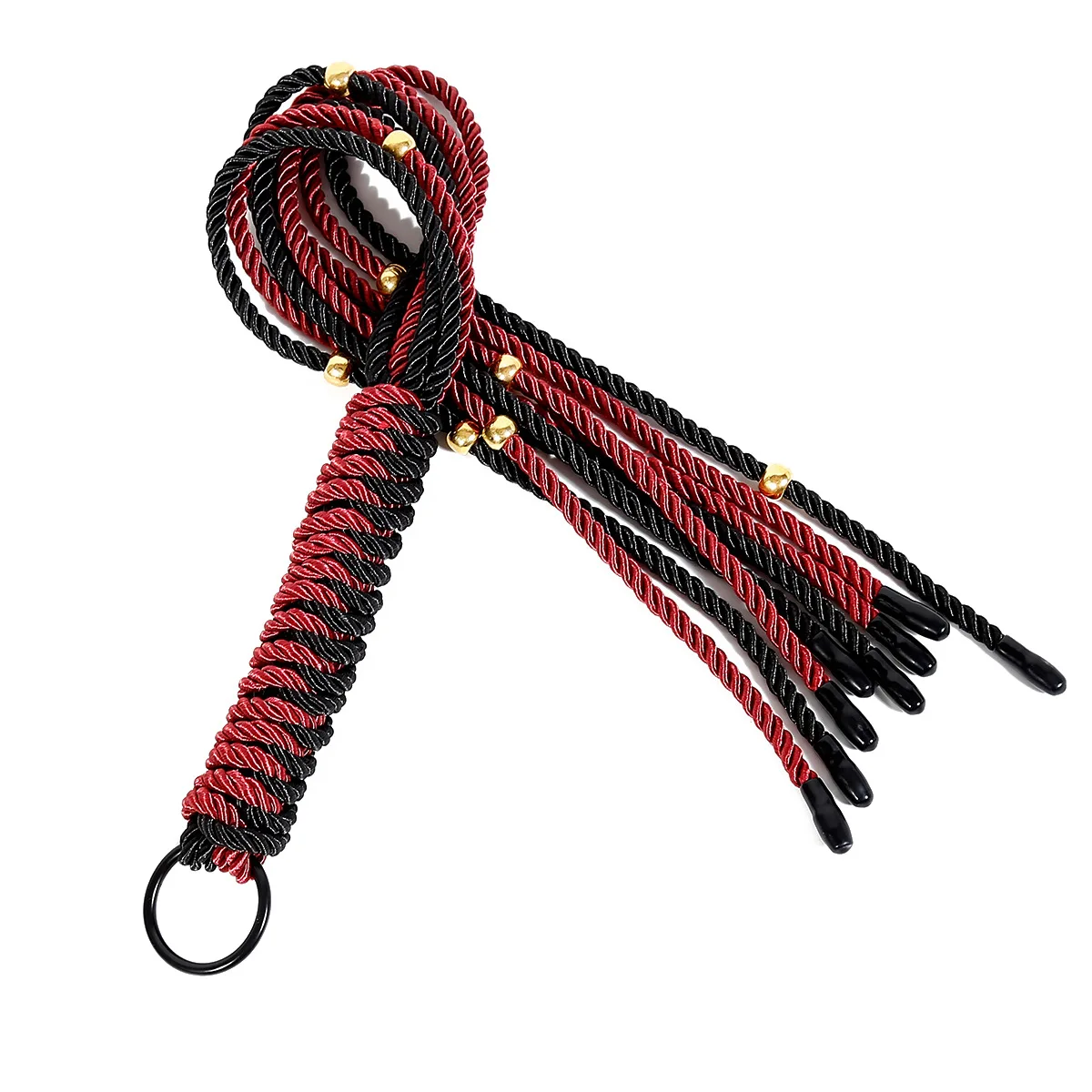 New 64Cm Long Bdsm Sex Whips Braided Tails Handle Wrapped Female Toys For Couples Erotic Adult Flirting Tools