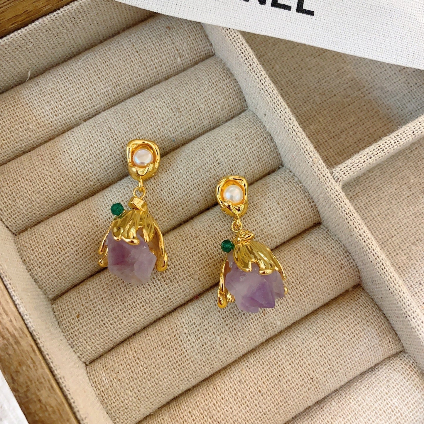 Stone Earrings For Women Tulip