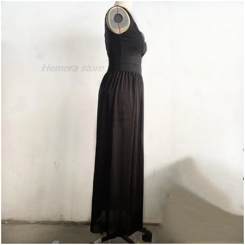 Anime Yor Forger Cosplay Lingerie Nightdress Sleeveless Bandage Vest Dress Mesh Pajamas