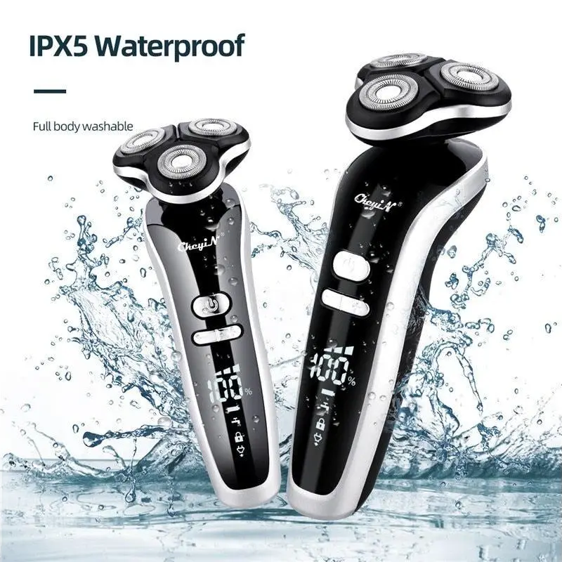 4 In 1 Electric Shaver For Men Beard Nose Trimmer Cordless Hair Clipper