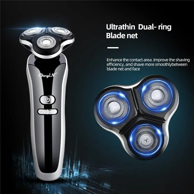 4 In 1 Electric Shaver For Men Beard Nose Trimmer Cordless Hair Clipper