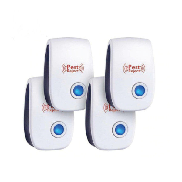 4 Pack Ultrasonic Electric Plug In Indoor Pest Repellant