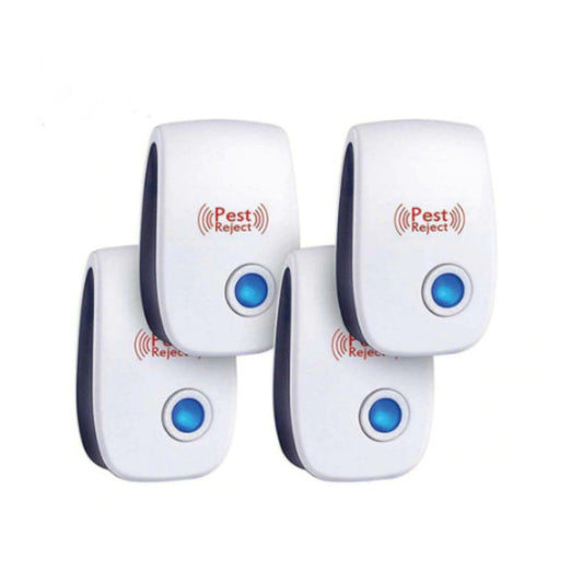 4 Pack Ultrasonic Electric Plug In Indoor Pest Repellant