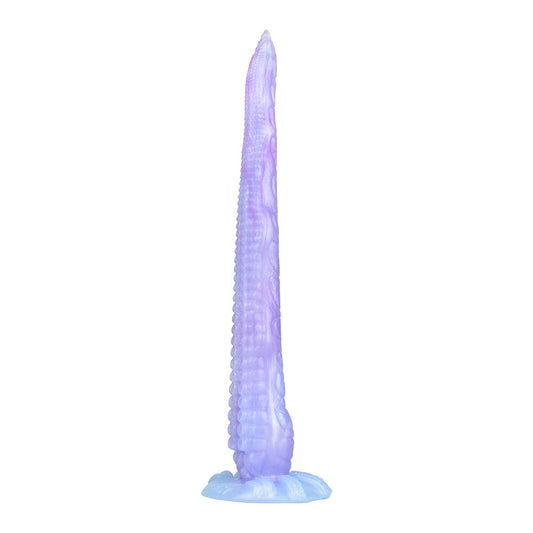Pastel Purple Sea Jade Long Tentacle Silicone Dildo