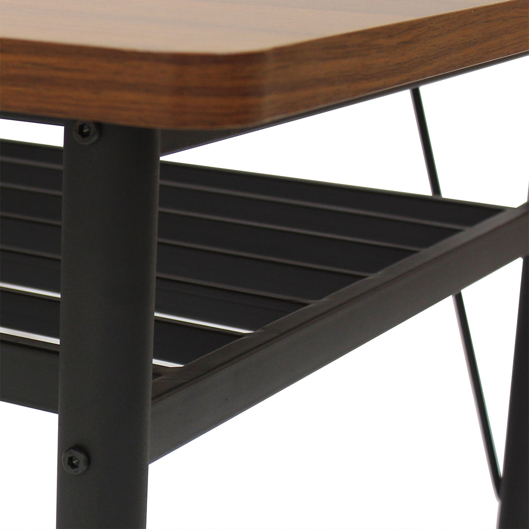 Stylish Dining Table With Storage Shelf 4 6 Seater 150Cm For Home Or Office