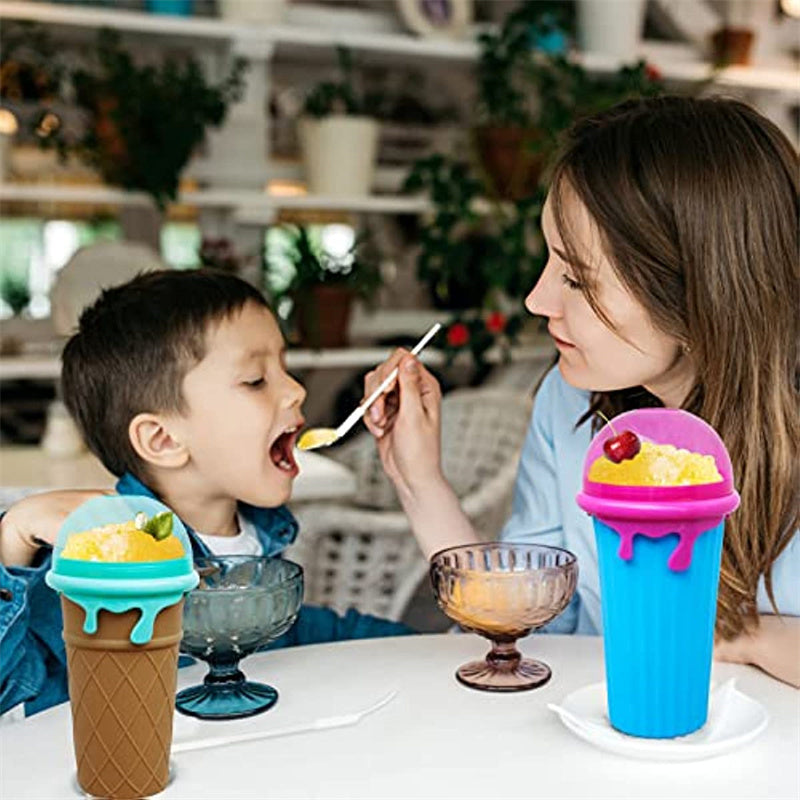 500Ml Slushy Cup Quick-Frozen Smoothie Fast Cooling Magic Ice Cream Maker