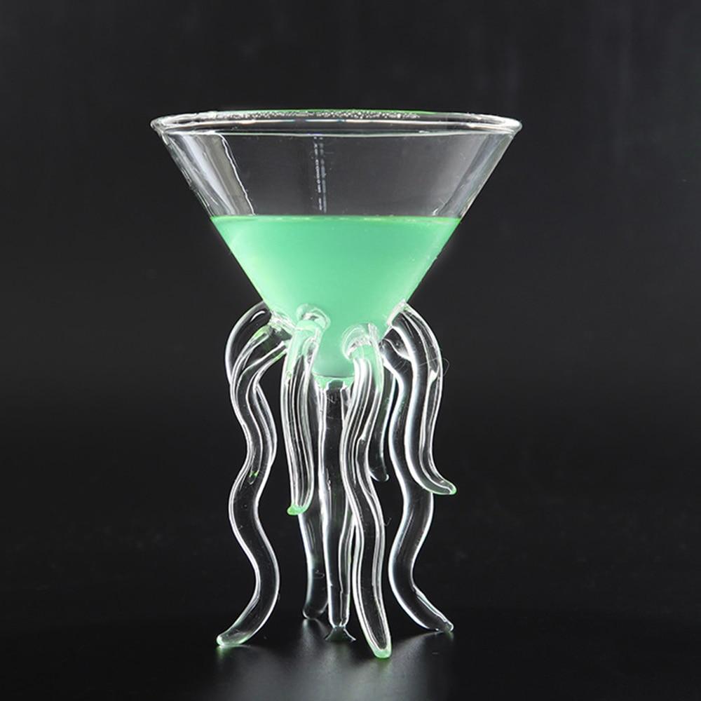 Octopus 13Cm Cocktail Glass Shot Transparent Jellyfish Cup Drinkware