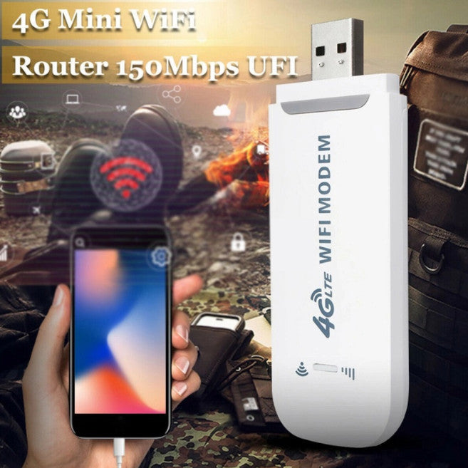 4G Lte Car Wifi Wireless Usb Adapter Dongle 150Mbps High Speed Plug Play