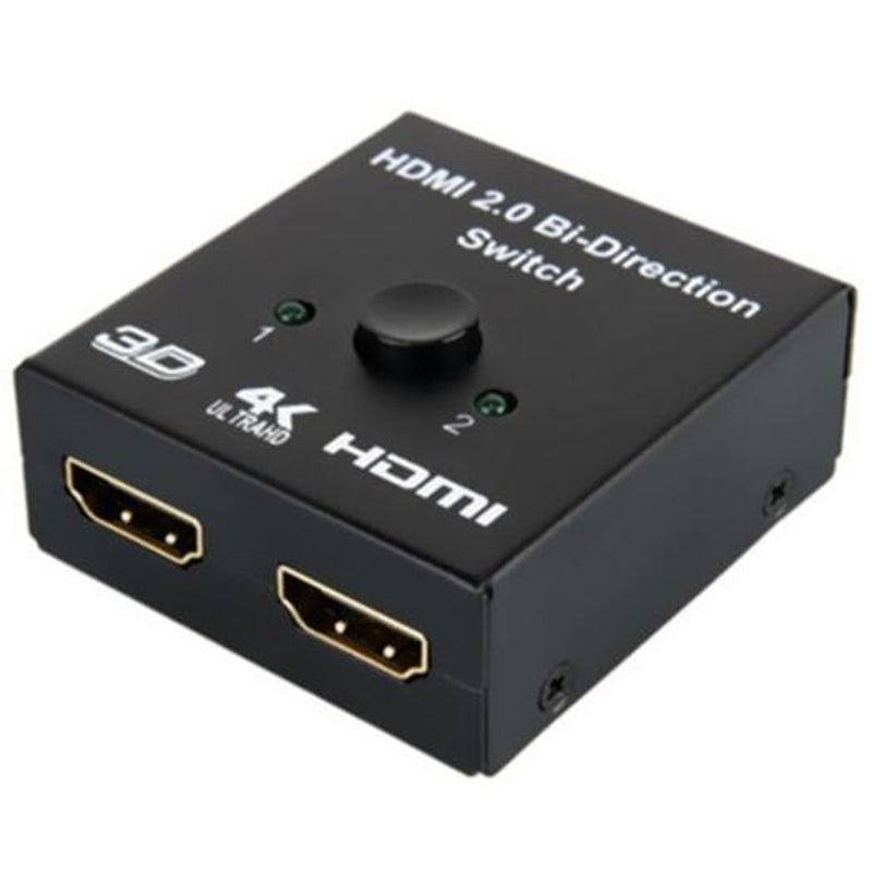 4K Hdmi Bidirectional Splitter Switch Black