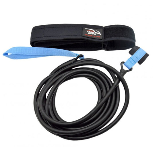 4M Swimming Resistance Belt Training Leash Exerciser Traction Rope Pool Accessories Black3.4Mm9.5Mm4m