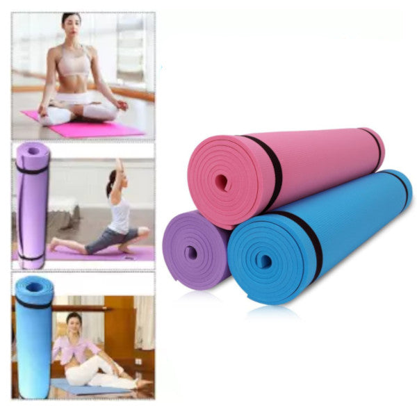 4Mm Pilates Yoga Mat Non Slip Exercise Pad Gym Fitness