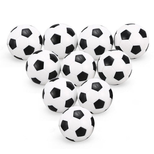 10Pcs Indoor Table Soccer Balls Replacement 32Mm Mini Footballs Foosball For Kids Adults