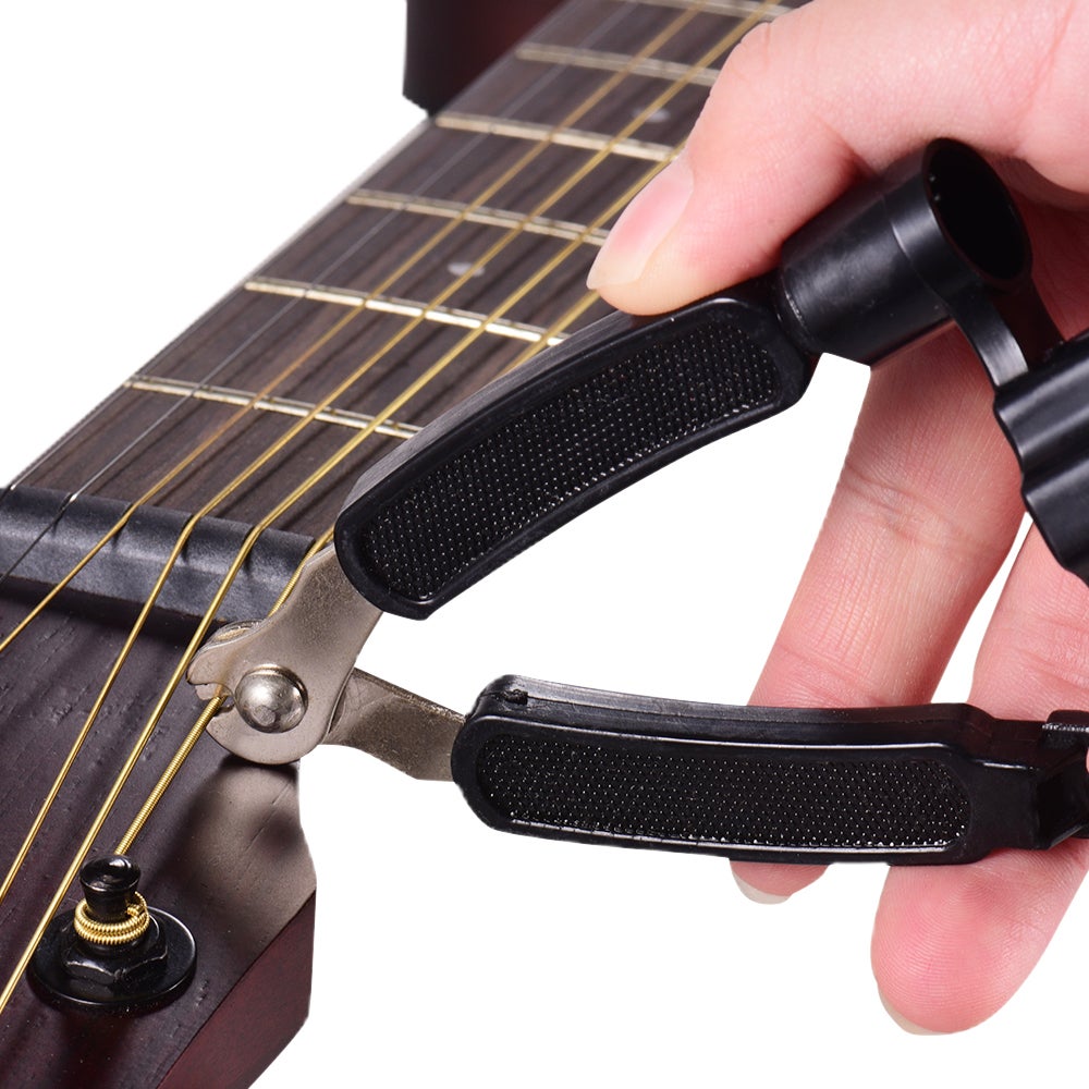 4Pcs 3 In 1 Versatile Guitar Winder String Cutter Pin Puller For Strings Change Maintenance Tool Musical Instrument Acce