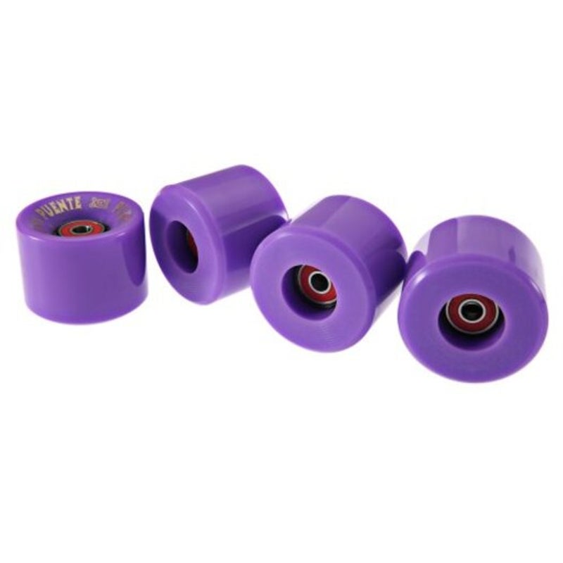 4Pcs 60 X 45Mm Skateboard Wheel Skating Longboard Roller With Bearing Blue
