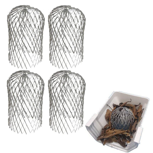 4Pcs/8Pcs Gutter Guard 3 Inch Expand Alloy Filter Strainer Leaves Blocker