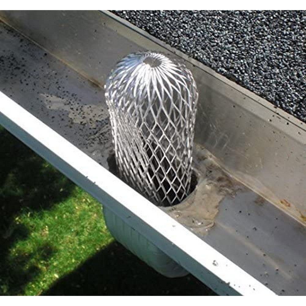 4Pcs/8Pcs Gutter Guard 3 Inch Expand Alloy Filter Strainer Leaves Blocker